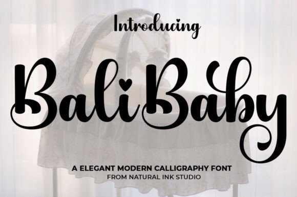 Bali Baby Font: Elegant Script for Editorial Design