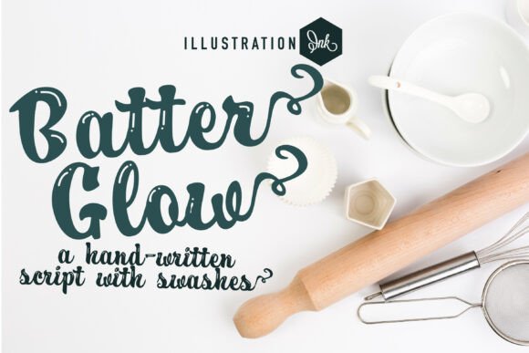 Batter Glow: A Script Font for Business Branding