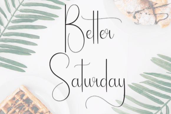 Better Saturday Font for Web Design