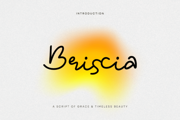 Briscia: A Script Font for Elegant Web Design