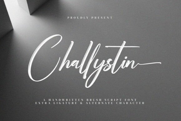 Challystin: A Handwritten Script for Creative Design