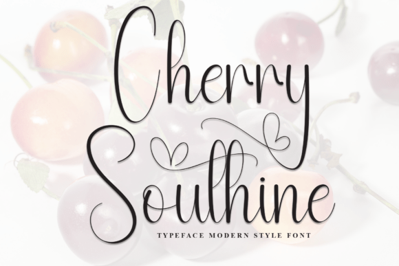 Cherry Southine Font for Web Design