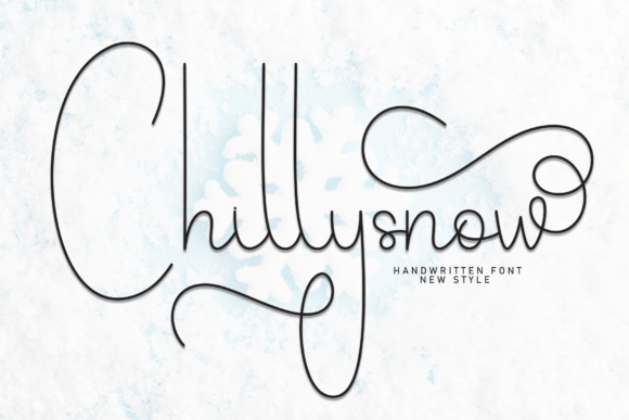 Chillysnow: A Stylish Script Font