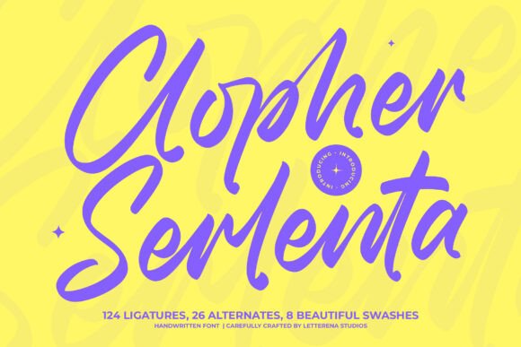 Clopher Serlenta: A Luxurious Script Font