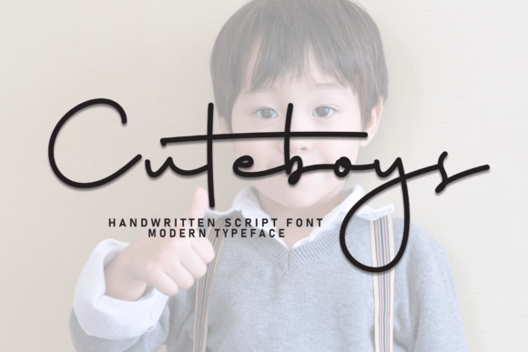Cuteboys: A Stylish Script Font
