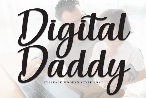 Digital Daddy: A Stylish Script Font
