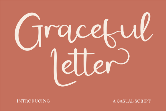 Graceful Letter: A Script Font for Warm Branding