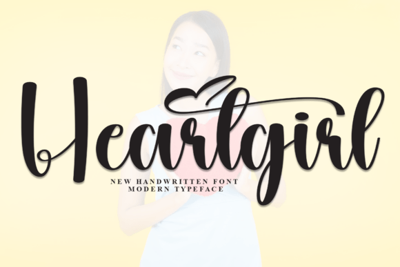 Heartgirl: A Script Font for Elegant Branding