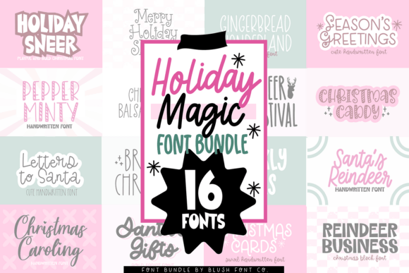 Holiday Magic Christmas Fonts
