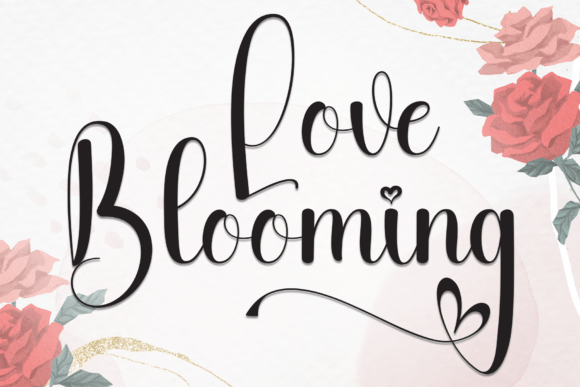 Love Blooming: A Script Font for Elegant Design