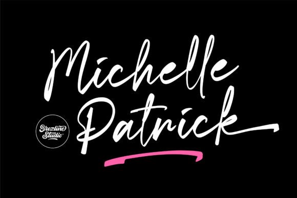 Michelle Patrick Font: Elegant Script for Digital Design