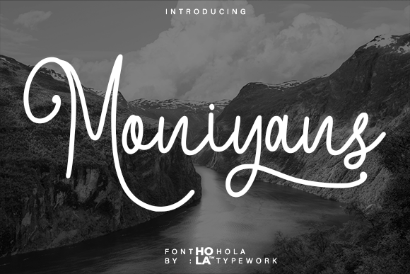 Moniyans: A Script Font for Creative Projects