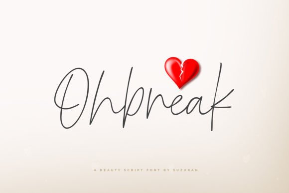 Ohbreak Font: A Polished Script for Your Brand Identity