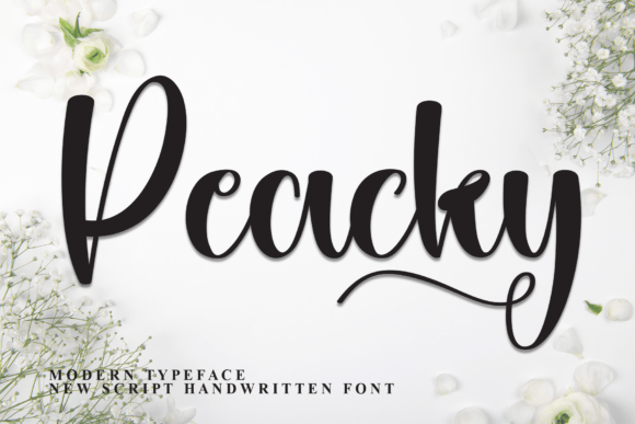 Peacky: A Stylish Script Font