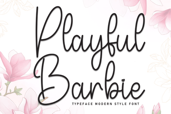 Playful Barbie Font for Creative Projects