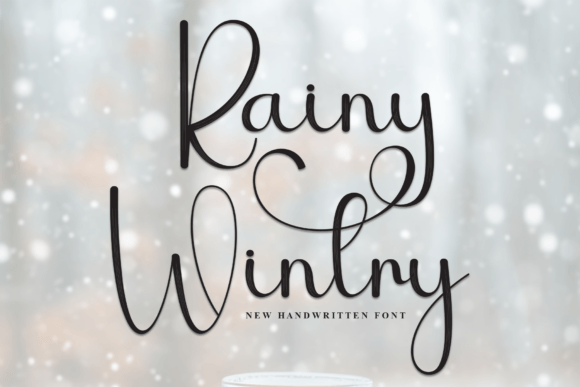 Rainy Wintry: A Stylish Script Font