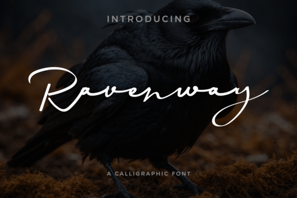 Ravenway Font: Handwritten Elegance for Crafters