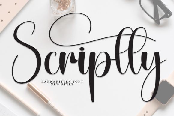 Scriptty: Elegant Script Font for Editorial Design