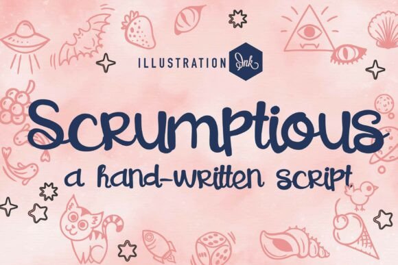 Scrumptious Font: A Handmade Touch