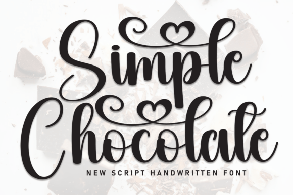 Simple Chocolate: A Stylish Script Font