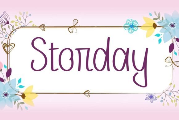 Storday: A Stylish Script Font for Web Design