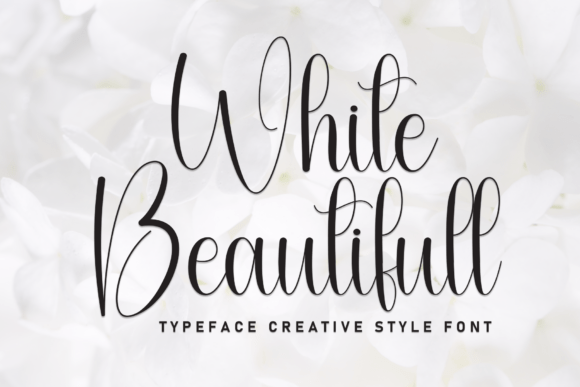 White Beautifull: A Stylish Script Font