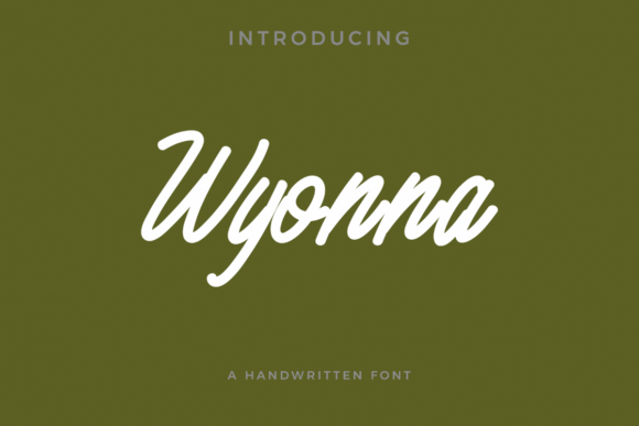 Wyonna: A Script Font for Editorial Elegance